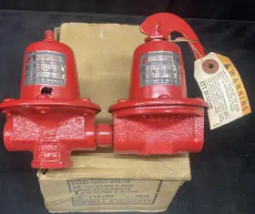 110190 BELL GOSSETT Dual Unit Valve Nos Iron