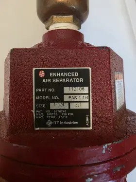 112106 BELL GOSSETT Eas Enhanced Air Separator