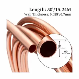 630456596569 BELLA BAYS Copper Tubing Od Astm Refrigerati #3