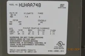 HUHAA748 BERKO Unit Heater Vac #2