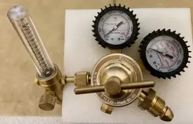 15NK4DP BETOOLL Nitrogen Regulator Flowmeter Hvac Purge Scfh #3