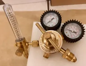 15NK4DP BETOOLL Nitrogen Regulator Flowmeter Hvac Purge Scfh