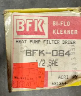 BFK-084S BFK Alco Connections Filter Drier Hvac Heat Pump Flo