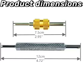 BR-2 BIHYNGAIR Car Air Ac Conditioner Valve Core Kit #3