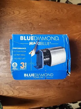 87-721 BLUE DIAMOND Maxiblue Condensate Pump Hvac