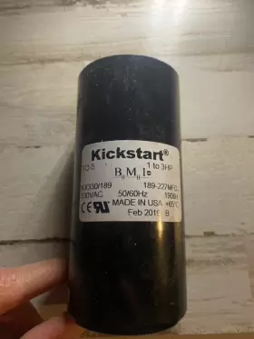 189-227 BMI Kickstart Start Capacitor Mfd