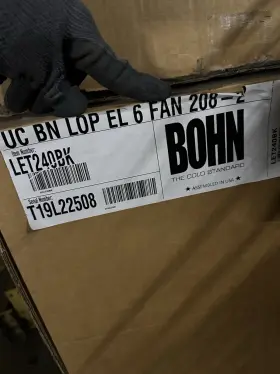 LET240 BOHN Evaporator Electric Defrost