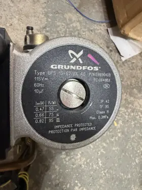 15-62-BX BOSCH Grundfos Tankless