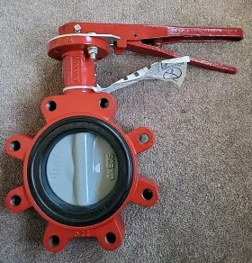 310400-BFA12390 BRAY COMMERCIAL Butterfly Valve Lever Oper