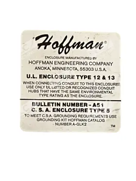 BSAT051002 BRISKHEAT Hoffman Enclosure Percentage Control #3