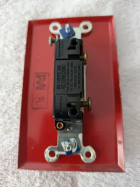 S2271OEM BRYANT Oil Burner Emergency Shut Switch Plate #2