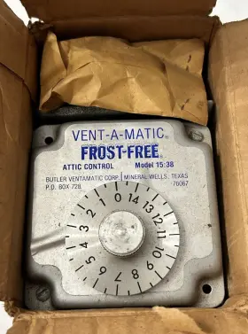 Butler Ventamatic Vent-a-matic Frost Free Model 15-38 Attic