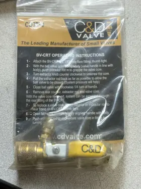 CD3930 C-D VALVE Schrader Core Removal Tool Ball Loss