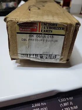 BA20205 CARRIER BRYANT HONEYWELL Furnace Pressure Switch Wc
