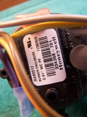 BA80012 CARRIER BRYANT HONEYWELL Pressure Switch #3