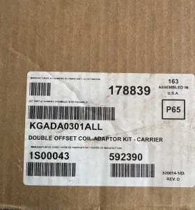 KGADA0301ALL CARRIER Double Offset Coil Adaptor Icp Kit
