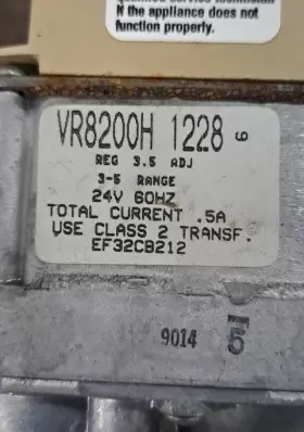 VR8200H1228 CARRIER Gas Valve Volt Slow #2