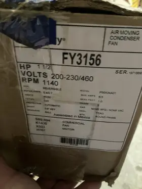 FY3156 CENTURY Fan Motor
