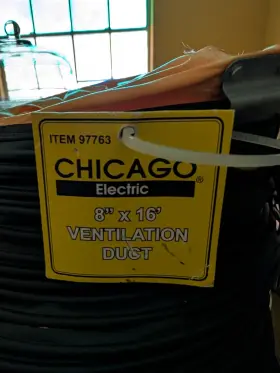 97763 CHICAGO ELECTRIC Ventilation Duct