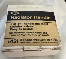 5151 CHICAGO SPECIALTY Radiator Handle Inserts