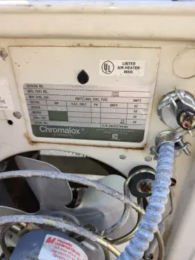 LUH-B-05-83-34-00 CHROMALOX Electric Heater Watts Volts #3