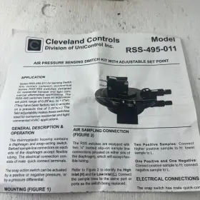 RSS-495-210 CLEAVELAND CONTROLS Cleveland Air Pressure Switch #2