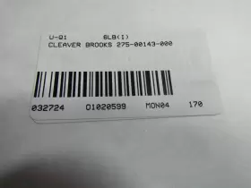 275-00143-000 CLEAVER BROOKS Burner Diffuser #3