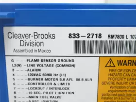 833-2718 CLEAVER BROOKS Box Auto Program Burner Controller #2
