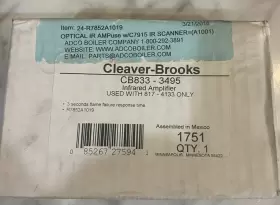 CB833-3495 CLEAVER BROOKS Box Infrared Flame Amplifier