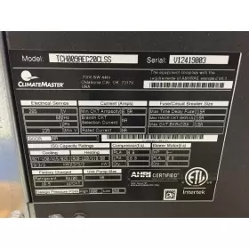 TCH009AEC20CLSS CLIMATEMASTER Tc Horizontal #3