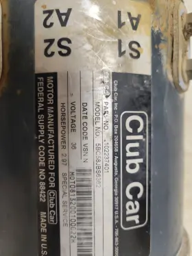 102237401 CLUB CAR Cub Golf Motor Repaired #3