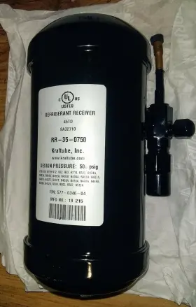 577-0346-04 COPELAND Emerson Refrigerant Receiver Tank #3