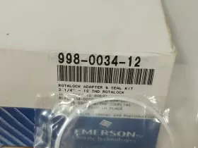 998-0034-12 COPELAND Emerson Rotalock Adapter Seal Kit #2