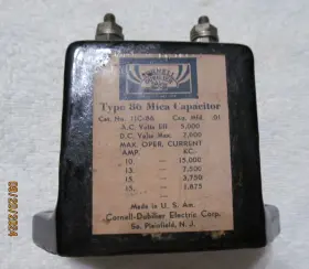 11C.86 CORNELL Dubilier Mica Capacitor