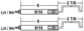 A106 CROWN Set Electrodes Carlin Oil Burners
