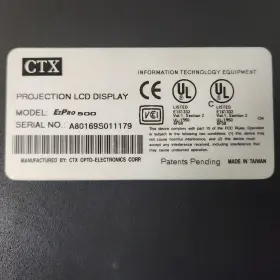 EZPRO500 CTX Hvac Maverick Projection Lcd Display #3