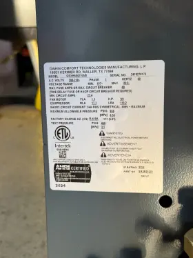 GSXH504210AB DAIKIN Central Ac Condenser