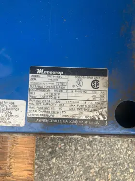 CMT643G1 DANFOSS Maneurop Refrigeration Hermetic Condensing #2