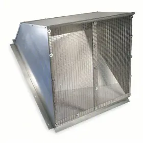 16D558 DAYTON Steel Weatherhood Fan Exhaust Vent