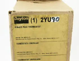 2YU90 DAYTON Singe Pole Thermostat Marley #2