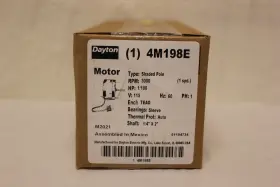 4M198E DAYTON Shaded Pole Motor