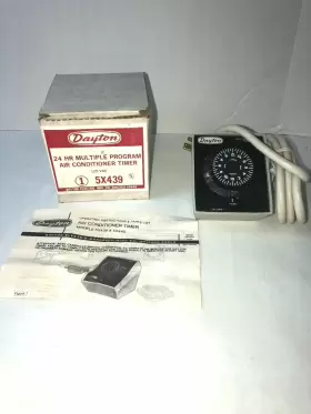 Dayton 5X439 Timer Air Conditioner Multiple Program 24 Hour