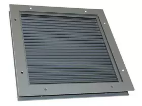 6WRJ4 DAYTON Door Louver Steel