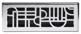 771308006376 DECOR GRATES Art Deco Floor Register #3
