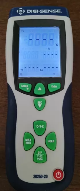 20250-20 DIGI SENSE Pro Data Logging Thermocouple Thermometer #2