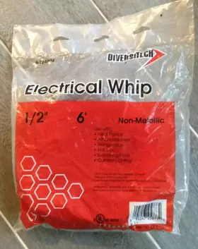 G89-797 DIVERSITECH Electrical Air Conditioning Whip Metallic