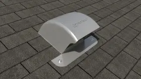 851715001048 DRYERJACK Inovate Roof Vent Neck Mill Finish #2