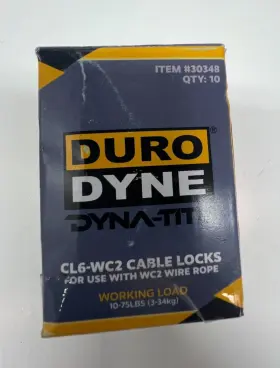 30348 DURO DYNE Cable Locks Wire Rope