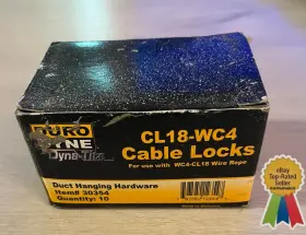 CL18-WC4 DURO DYNE Pack Cable Locks Total