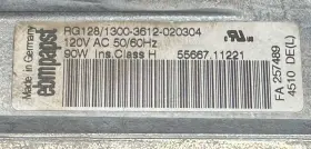 RG128-1300-3612 EBM PAPST Draft Inducer Lochinvar Burnham #3